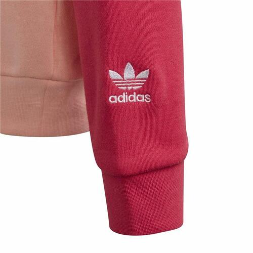 Sweatshirt til Børn Adidas Trefoil Koral 4-5 år