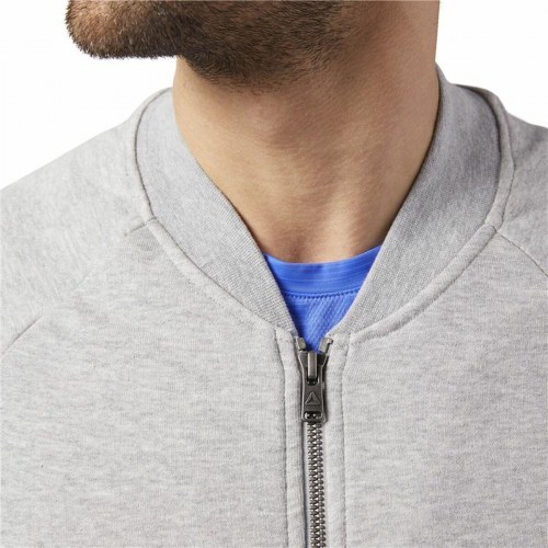 Reebok sportjakke til mænd - Bomber Retro, grå (S)