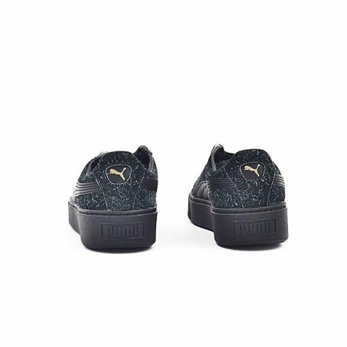 Sportssneakers til damer Puma Suede Platform Eletal Sort - 40