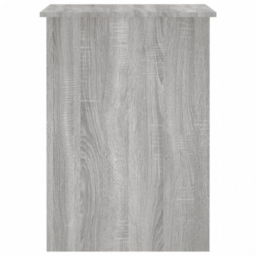 Skrivebord 100×55×75 cm - konstrueret træ i grå sonoma-eg med hylder