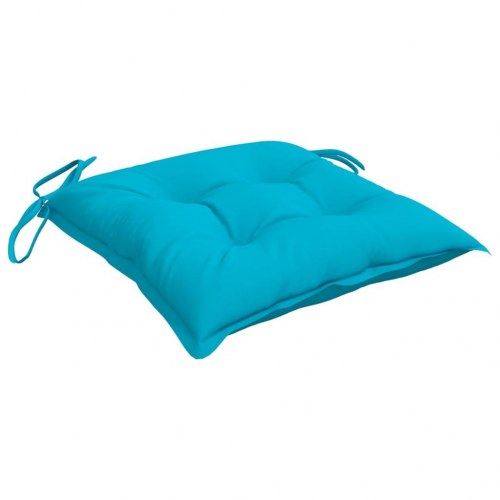 Stolehynder 2 stk. - 50×50×7 cm i oxfordstof, turkis