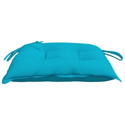 Stolehynder 2 stk. - 50×50×7 cm i oxfordstof, turkis