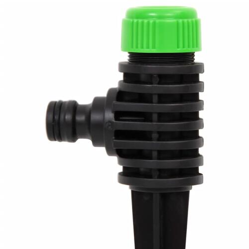 Roterende sprinklere 6 stk. 3x6x19,5 cm ABS og PP grøn sort