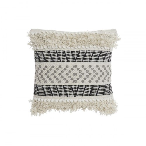 Pyntepude Boho - sort/beige 45 × 45 cm