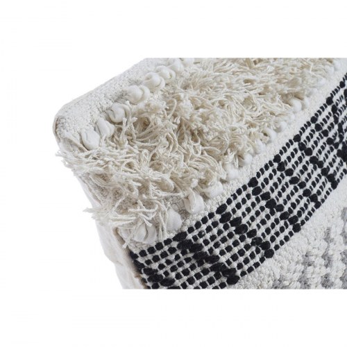Pyntepude Boho - sort/beige 45 × 45 cm