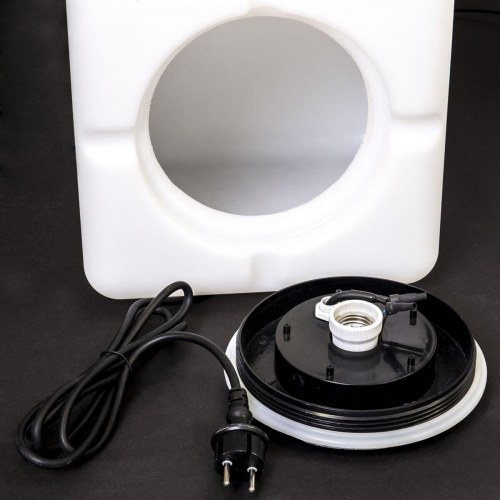 Bordlampe Block 60 W E27 220 V 30 x 30 x 30 cm