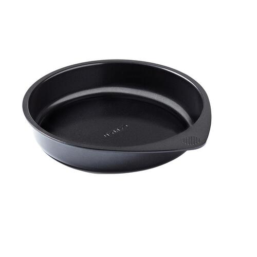 Pyrex Magic kageform - rund 20 cm, sort metal (6 stk.)