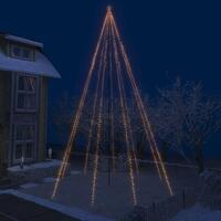 Juletræ vandfaldsdesign LED indendørs/udendørs 1300 LED-lys 8 m