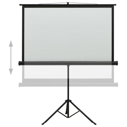 Projektorlærred med stativ 60" 1:1