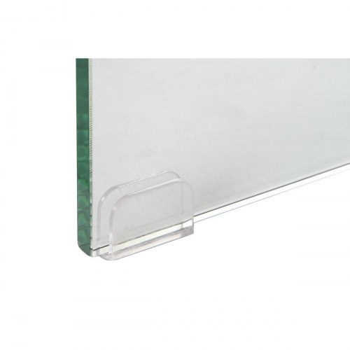 Skænk - brun/transparent, krystal og valnød MDF, 160 × 45 × 80 cm
