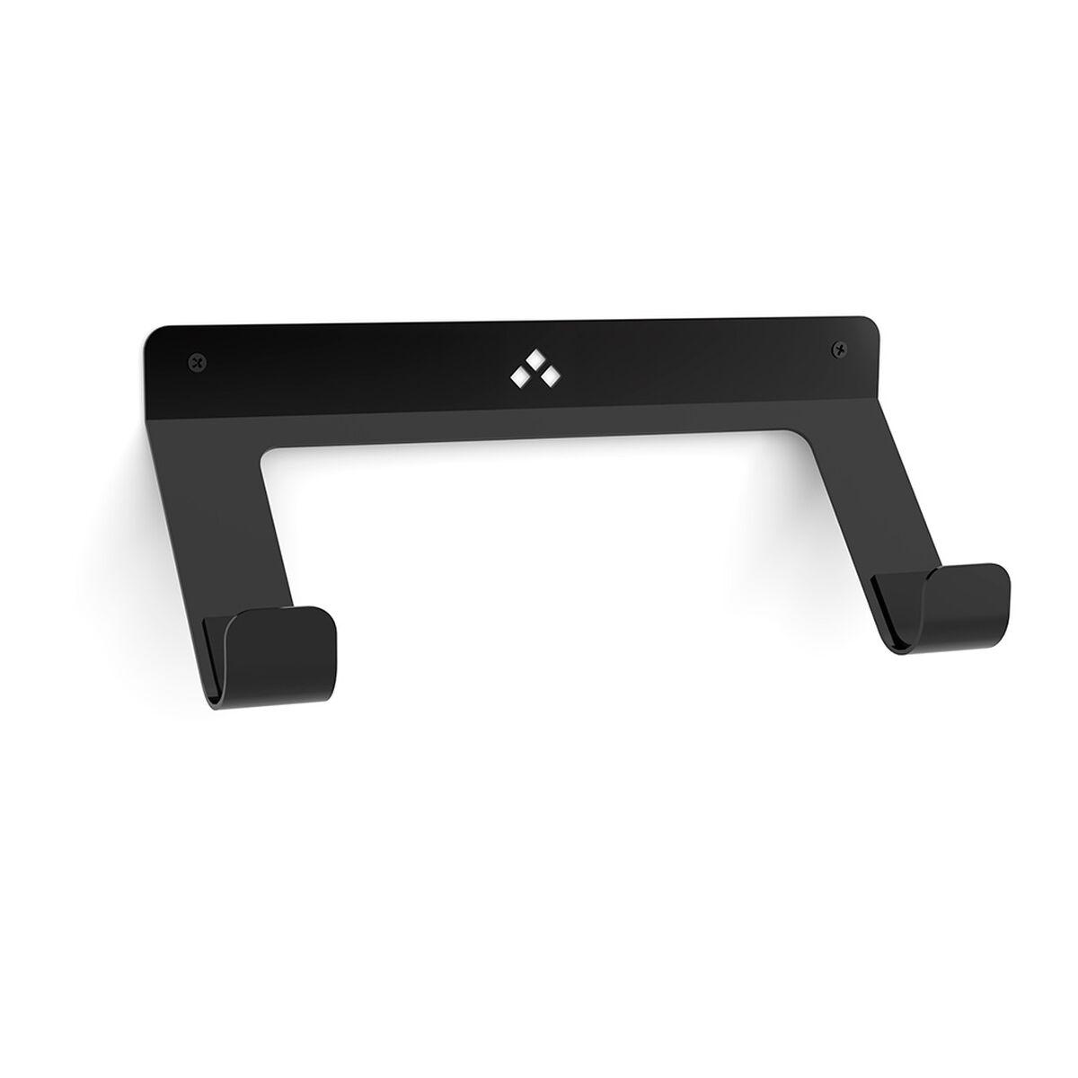 Rei vægkonsol til skateboard - stål, sort, 13 × 24 × 32 cm