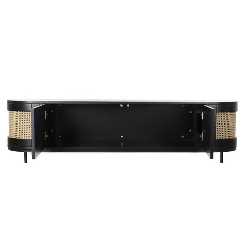 møbler 180 x 45 x 46 cm Natur Sort Træ