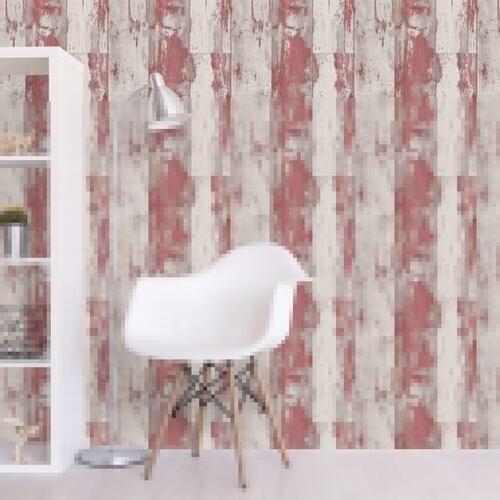 DUTCH WALLCOVERINGS tapet træ rød og beige