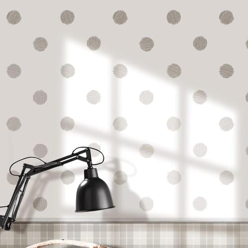 Noordwand tapet Urban Friends & Coffee Dots hvid og grå