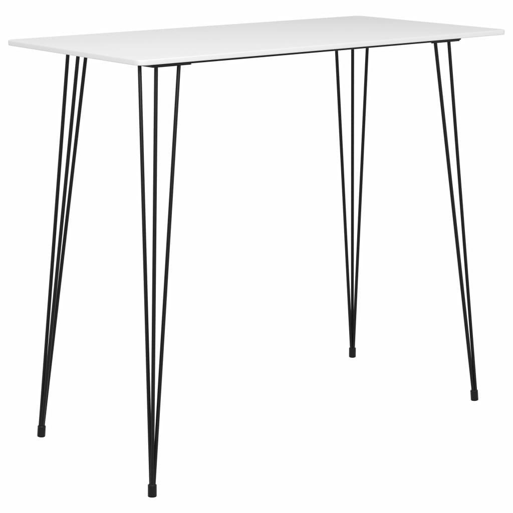 Barbord 120x60x105 Cm Hvid