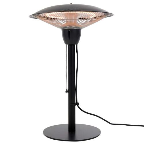 Sunred bordvarmer Barcelona 1500 W halogen sort