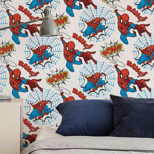 Noordwand tapet Kids @ Home Spiderman Pow hvid