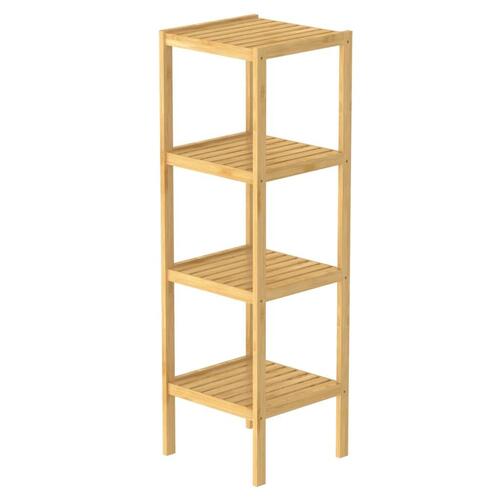 EISL badeværelsesreol med 4 hylder 34x33x110 cm bambus
