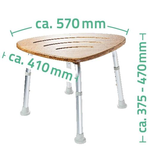 RIDDER badetaburet bambus 150 kg A00502081