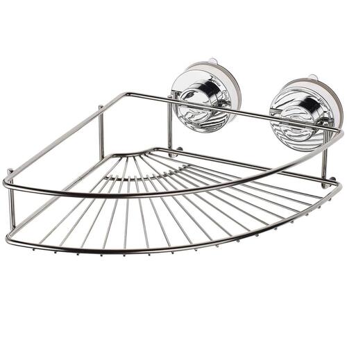 RIDDER hylde til hjørnebruser 24,9 x 24,9 x 9,4 cm krom 12020000