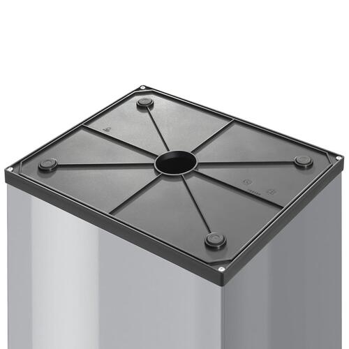 Hailo affaldsspand Big-Box Swing str. XL 52 l sølvfarvet 0860-221
