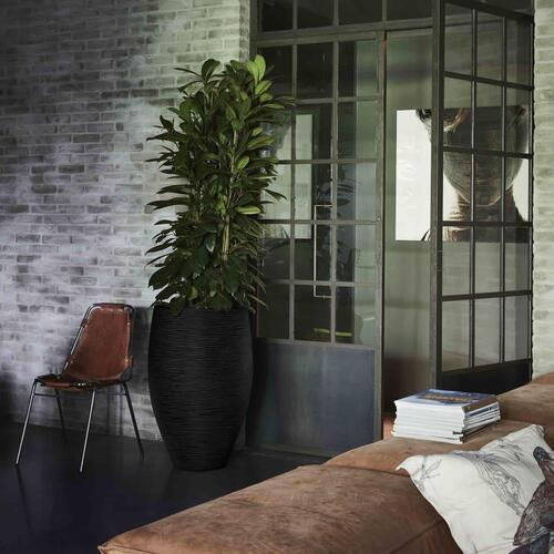 Capi krukke Nature Rib Elegant Deluxe 40x60 cm sort KBLR1131