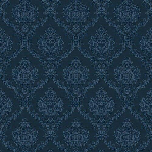 Topchic tapet Classic Ornaments marineblå