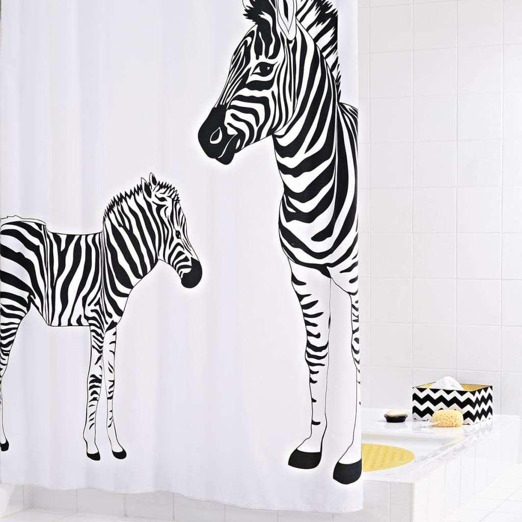 Se RIDDER badeforhæng Zebra 180 x 200 cm hos Boligcenter.dk