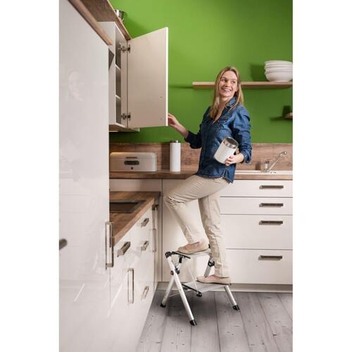 Hailo trappestige med 2 trin Mini Comfort 45 cm aluminium 4310-100