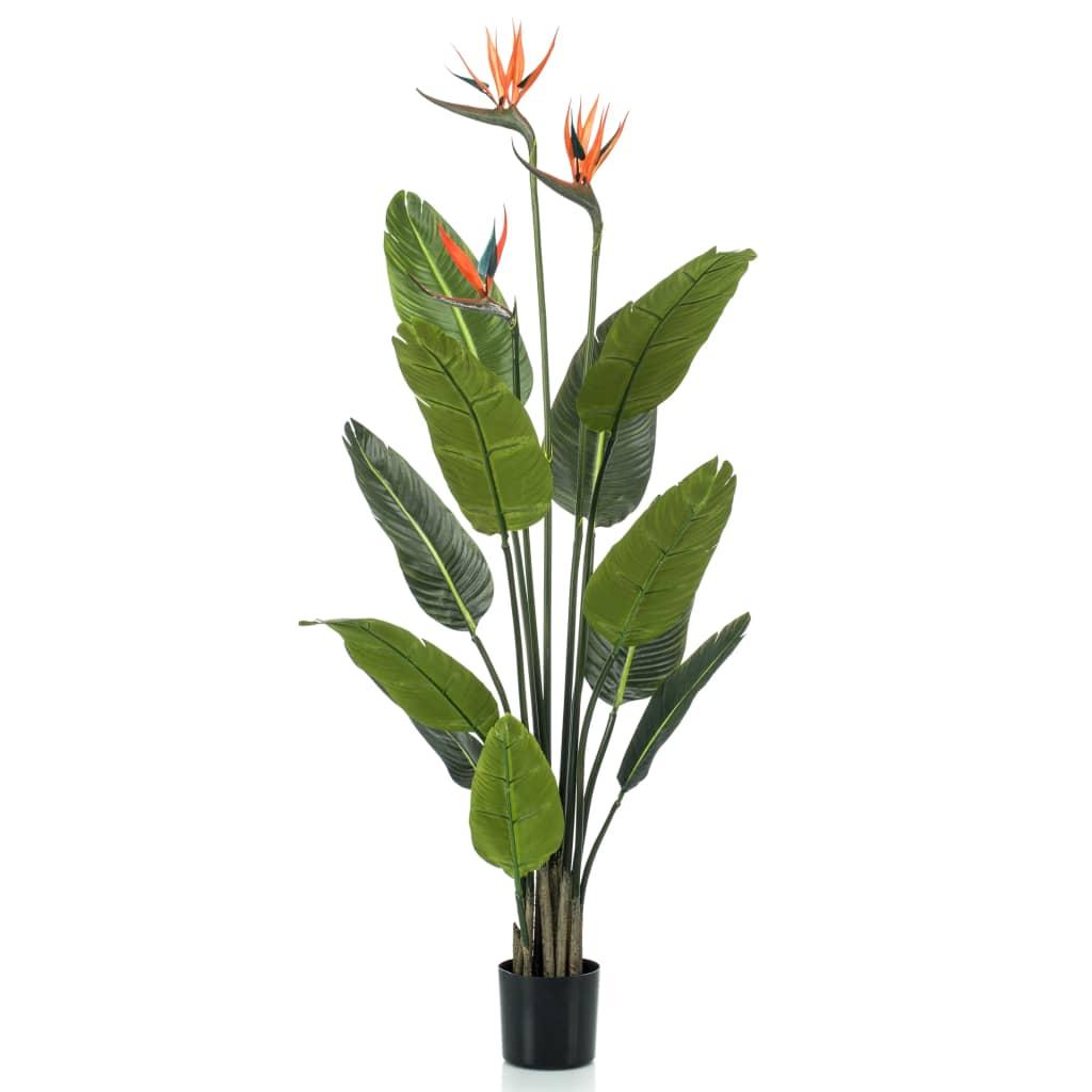 Se Emerald kunstig paradisfugl-plante i potte med blomster 120 cm hos Boligcenter.dk