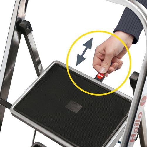 Hailo sammenklappelig trappestige K30 3 trin 105 cm 4393-801