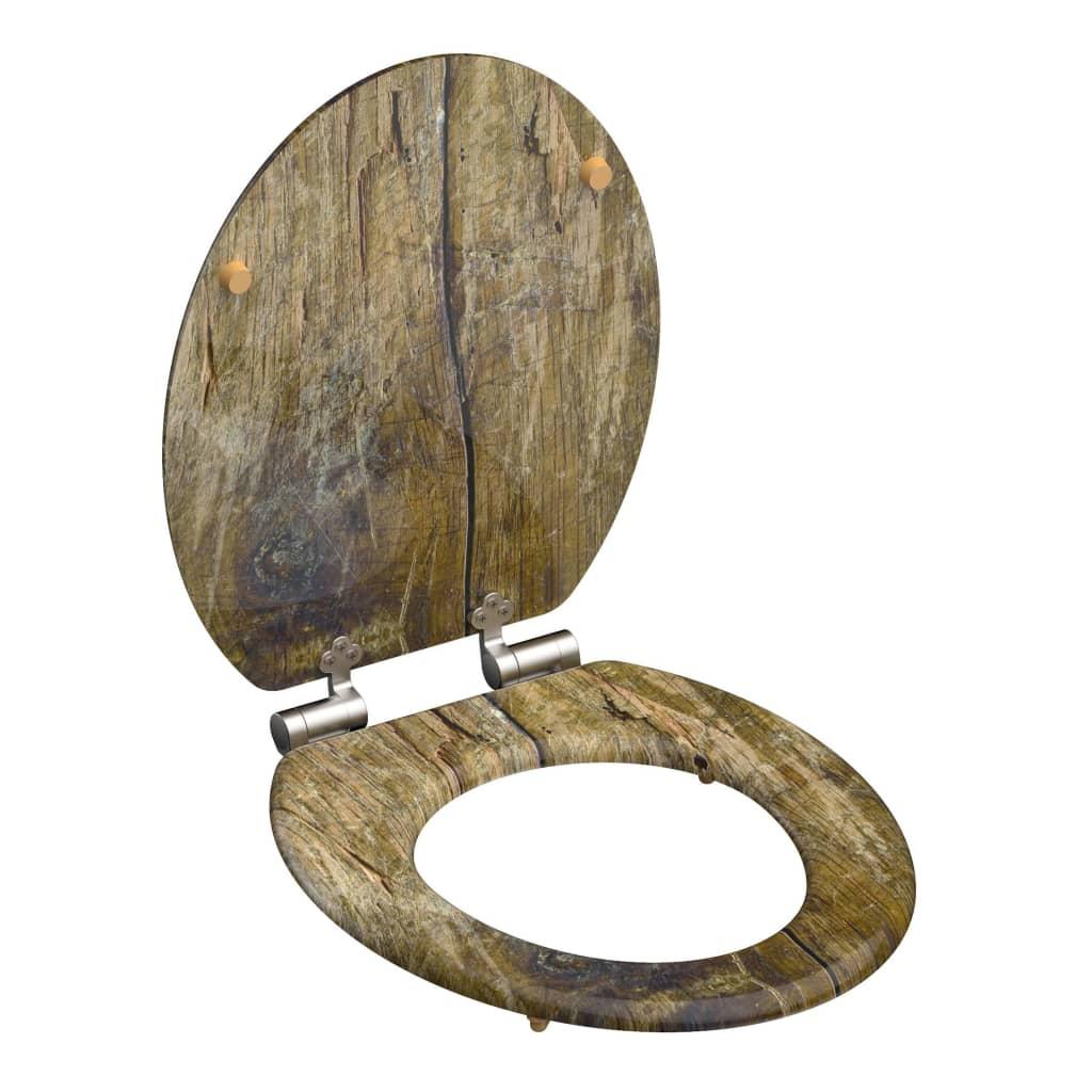 Se SCHÜTTE toiletsæde Solid Wood MDF brun hos Boligcenter.dk