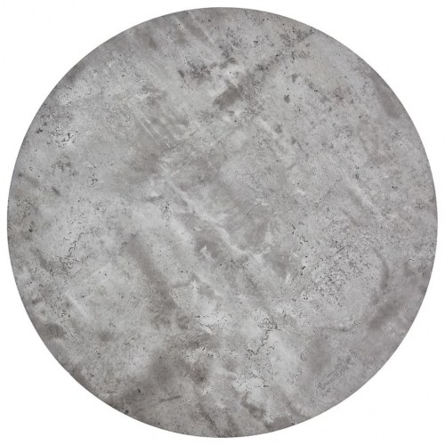 Spisebord 90x73,5 cm betongrå og sølvfarvet
