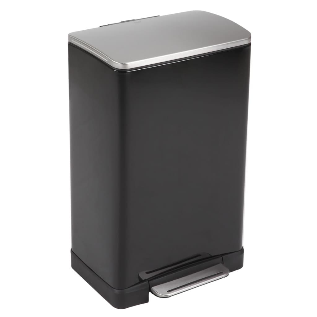EKO pedalspand E-Cube 40 l mat sort