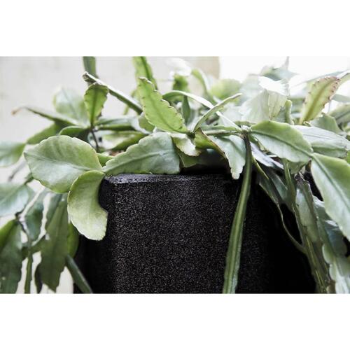 Capi plantekasse Urban Smooth 40x40x40 cm firkantet sort KBL903
