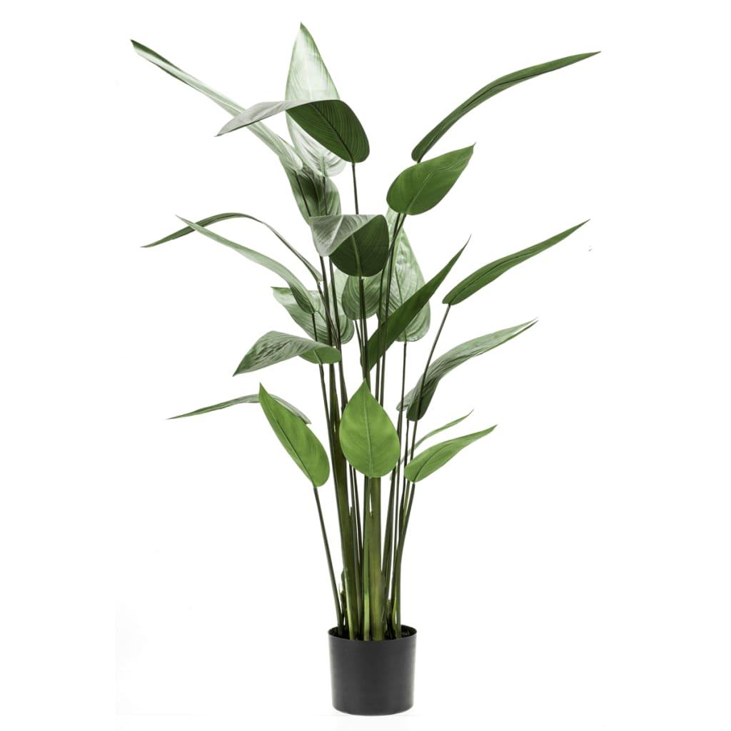 Se Emerald kunstig heliconia-plante grøn 125 cm 419837 hos Boligcenter.dk