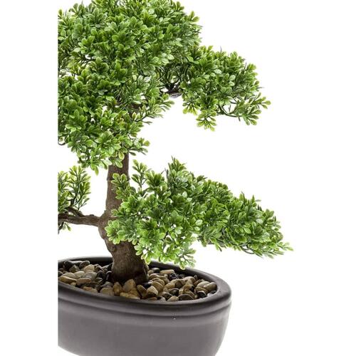Emerald kunstigt minifigenbonsaitræ grøn 32 cm 420002