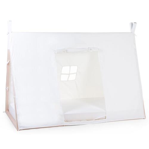 CHILDHOME tipiformet sengebaldakin 90x200 cm hvid