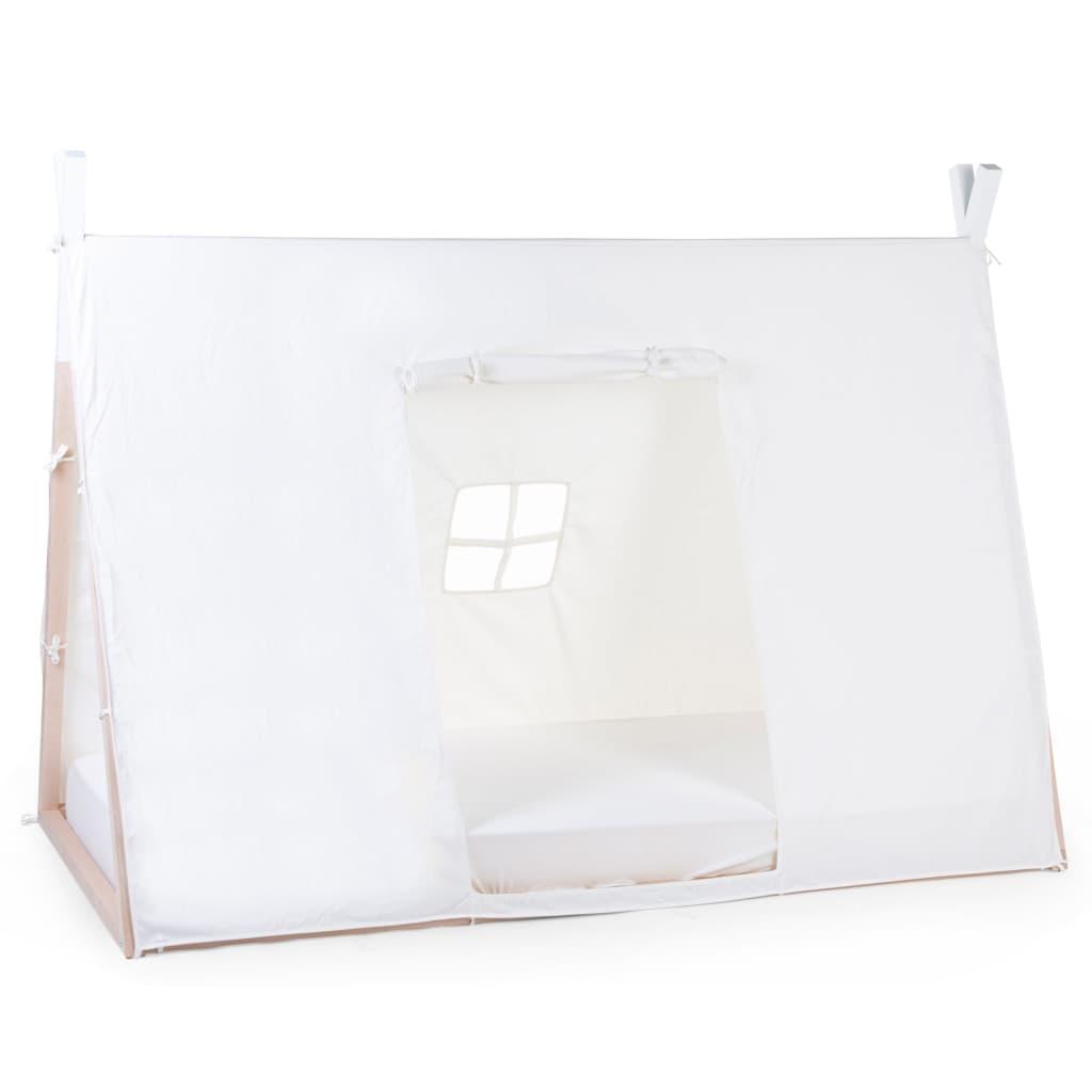 CHILDHOME tipiformet sengebaldakin 90x200 cm hvid
