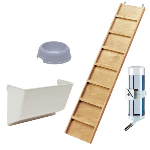 Ferplast kaninbur Grand Lodge 120 plastik grå 57085360