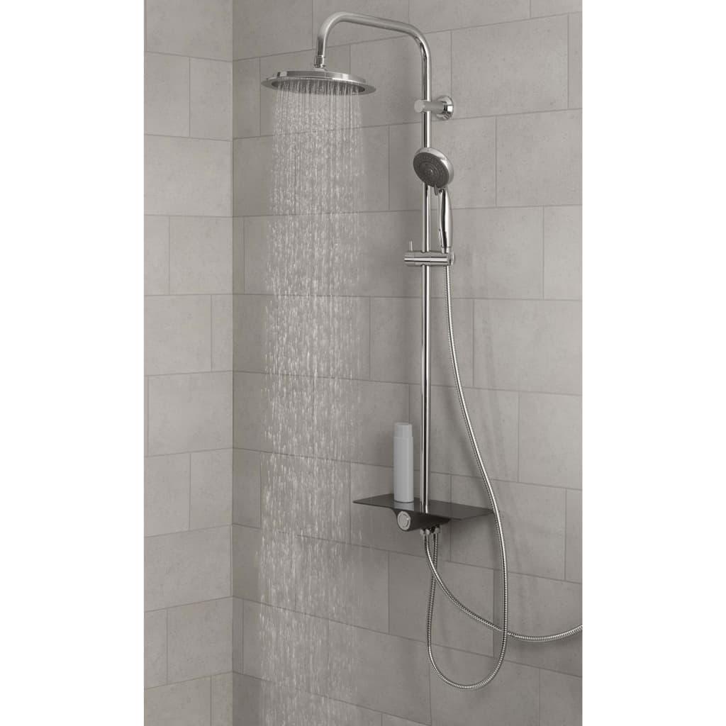 SchÜtte Hovedbrusesæt Med Bakke Aquastar Antracit Krom