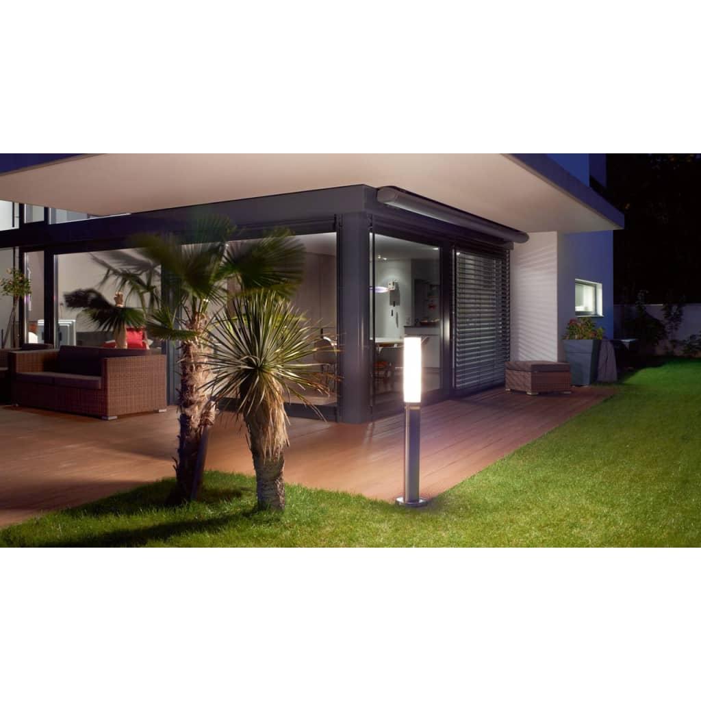 Se Steinel udendørslampe med sensor GL 60 LED sølvfarvet hos Boligcenter.dk