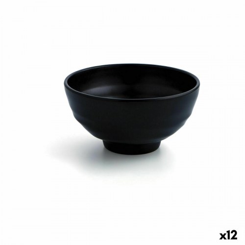 A'bordo serveringsskål - sort plastik Ø 16,5 cm (12 stk)