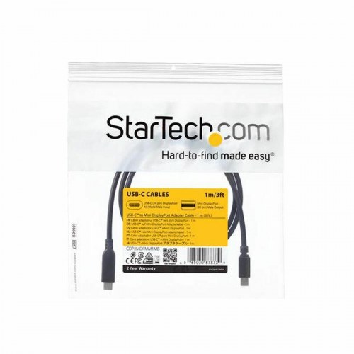 Startech USB-C til Mini DisplayPort-kabel 1 m - sort