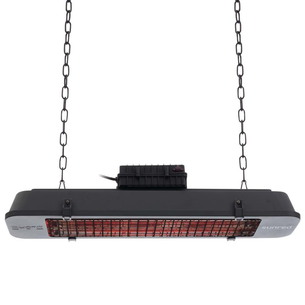 Sunred hængende varmeapparat Royal Diamond Dark 2500 W sort