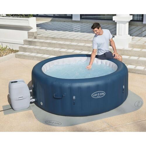 Lay-Z-Spa poolunderlag 10 stk. 216x216 cm grå