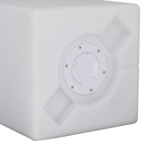 Eurotrail genopladelig LED gulvlampe 80 cm firkantet
