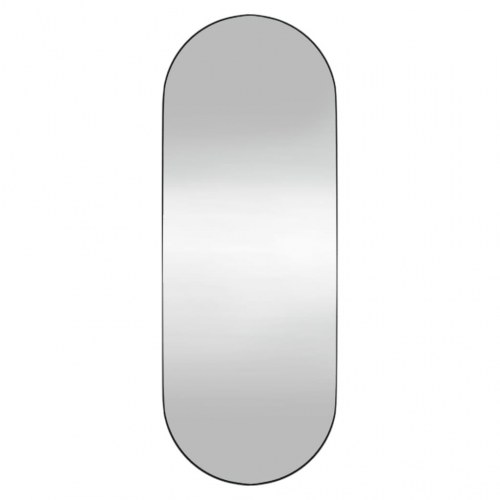 Ovalt vægspejl 15 × 40 cm - glas, væghængt
