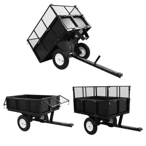 Vipbar vogn til plæneklipper 300 kg lastkapacitet