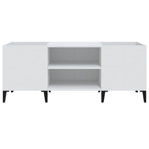 Vinylskab 121 x 38 x 48 cm - hvid